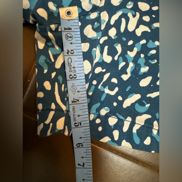 ♥️TARGET MERONA women’s flat front shorts with pockets size 2 blue white pattern - Picture 8 of 10